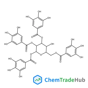 1,2,3,6-Tetrakis-O-(3,4,5-trihydroxybenzoyl)-beta-D-glucopyranose