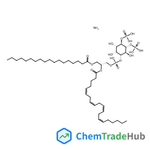 1-stearoyl-2-arachidonoyl-sn-glycero-3-phospho-(1'-Myo-inositol-4',5'-bisphosphate) (aMMoniuM salt) 1-stearoyl-2-arachidonoyl-sn-glycero-3-phospho-(1'-Myo-inositol-4',5'-bisphosphate) (aMMoniuM salt)
