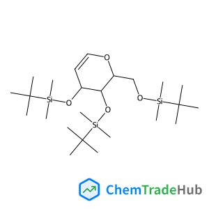 (((2R,3R,4R)-2-(((TERT-BUTYLDIMETHYLSILYL)OXY)METHYL)-3,4-DIHYDRO-2H-PYRAN-3,4-DIYL)BIS(OXY))BIS(TERT-BUTYLDIMETHYLSILANE)/ 97%