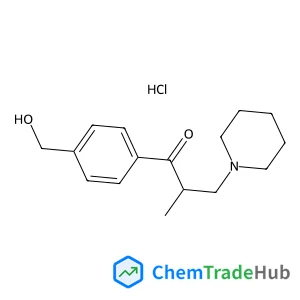 1-[4-(Hydroxymethyl)phenyl]-2-methyl-3-(1-piperidinyl)-1-propanone hydrochloride (1:1)