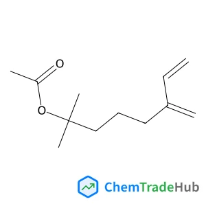 2-Methyl-6-methylene-7-octen-2-yl acetate