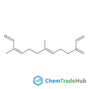 (6E)-2,6-Dimethyl-10-methylene-2,6,11-dodecatrienal structure (6E)-2,6-Dimethyl-10-methylene-2,6,11-dodecatrienal structure