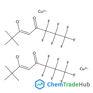 Bis(6,6,7,7,8,8,8-heptafluoro-2,2-dimethyl-3,5-octanedionate)copper(II)