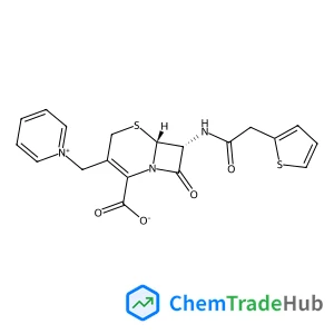 (6R,7R)-8-Oxo-3-(1-pyridiniumylmethyl)-7-[(2-thienylacetyl)amino]-5-thia-1-azabicyclo[4.2.0]oct-2-ene-2-carboxylate