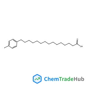 Benzenepentadecanoicacid, 4-iodo-