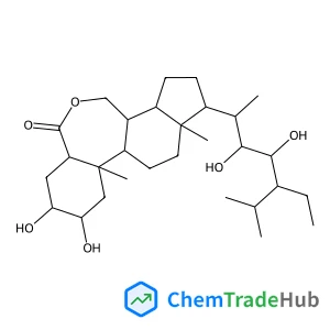 (3aS,5S,6R,7aR,7bS,9aS,10R,12aS,12bS)-10-[(2S,3S,4S,5S)-5-Ethyl-3,4-dihydroxy-6-methyl-2-heptanyl]-5,6-dihydroxy-7a,9a-dimethylhexadecahydro-3H-benzo[c]indeno[5,4-e]oxepin-3-one