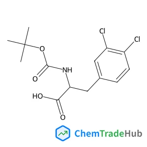 3,4-Dichloro-N-{[(2-methyl-2-propanyl)oxy]carbonyl}-L-phenylalanine