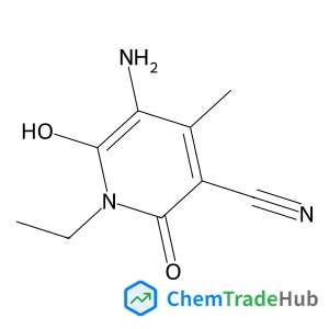 5-Amino-1-ethyl-6-hydroxy-4-methyl-2-oxo-1,2-dihydro-3-pyridinecarbonitrile