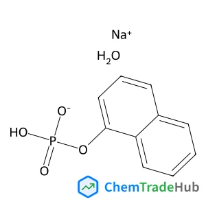 Sodium 1-naphthyl hydrogen phosphate hydrate (1:1:1)