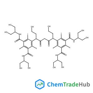 5,5'-{(1,3-Dioxo-1,3-propanediyl)bis[(2-hydroxyethyl)imino]}bis[N,N'-bis(1,3-dihydroxy-2-propanyl)-2,4,6-triiodoisophthalamide]