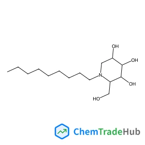 (2R,3R,4R,5S)-2-(hydroxymethyl)-1-nonylpiperidine-3,4,5-triol (2R,3R,4R,5S)-2-(hydroxymethyl)-1-nonylpiperidine-3,4,5-triol