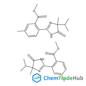 Methyl 2-(4-isopropyl-4-methyl-5-oxo-4,5-dihydro-1H-imidazol-2-yl)-4-methylbenzoate - methyl 2-(4-isopropyl-4-methyl-5-oxo-4,5-dihydro-1H-imidazol-2-yl)-5-methylbenzoate (1:1)