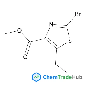 Methyl 2-bromo-5-ethyl-1,3-thiazole-4-carboxylate Chemical_Structure_Of