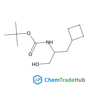 2-Methyl-2-propanyl (1-cyclobutyl-3-hydroxy-2-propanyl)carbamate structure 2-Methyl-2-propanyl (1-cyclobutyl-3-hydroxy-2-propanyl)carbamate structure