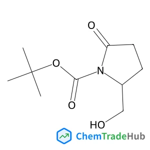 2-Methyl-2-propanyl (2S)-2-(hydroxymethyl)-5-oxo-1-pyrrolidinecarboxylate