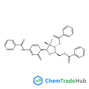 N-Benzoyl-3',5'-di-O-benzoyl-2'-deoxy-2'-fluoro-2'-methylcytidine