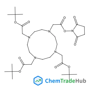 Tri-tert-butyl 2,2',2''-(10-(2-((2,5-dioxopyrrolidin-1-yl)oxy)-2-oxoethyl)-1,4,7,10-tetraazacyclododecane-1,4,7-triyl)triacetate