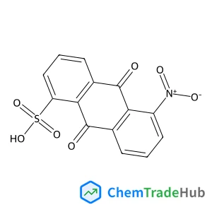 5-Nitro-9,10-dioxo-9,10-dihydro-1-anthracenesulfonic acid