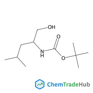 2-Methyl-2-propanyl [(2S)-1-hydroxy-4-methyl-2-pentanyl]carbamate