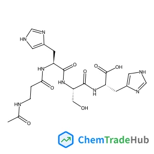 N-Acetyl-beta-alanyl-L-histidyl-L-seryl-L-histidine