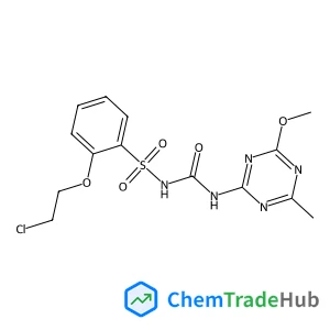 2-(2-Chloroethoxy)-N-[(4-methoxy-6-methyl-1,3,5-triazin-2-yl)carbamoyl]benzenesulfonamide