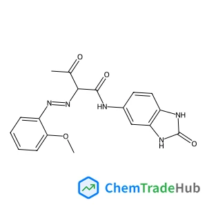 2-[(E)-(2-Methoxyphenyl)diazenyl]-3-oxo-N-(2-oxo-2,3-dihydro-1H-benzimidazol-5-yl)butanamide