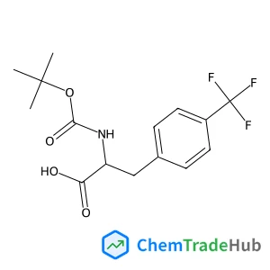N-{[(2-Methyl-2-propanyl)oxy]carbonyl}-4-(trifluoromethyl)-D-phenylalanine