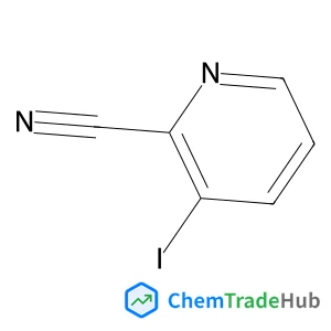 3-Iodo-2-pyridinecarbonitrile Chemical_Structure_Of