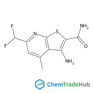 3-Amino-6-(difluoromethyl)-4-methylthieno[2,3-b]pyridine-2-carboxamide