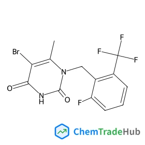 5-Bromo-1-[2-fluoro-6-(trifluoromethyl)benzyl]-6-methyl-2,4(1H,3H)-pyrimidinedione