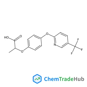 (2R)-2-(4-{[5-(Trifluoromethyl)-2-pyridinyl]oxy}phenoxy)propanoic acid