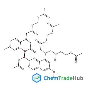 Acetoxymethyl ([2-(acetoxymethoxy)-2-oxoethyl]{2-[(8-{bis[2-(acetoxymethoxy)-2-oxoethyl]amino}-6-methoxy-2-quinolinyl)methoxy]-4-methylphenyl}amino)acetate