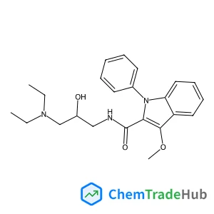 N-[3-(Diethylamino)-2-hydroxypropyl]-3-methoxy-1-phenyl-1H-indole-2-carboxamide