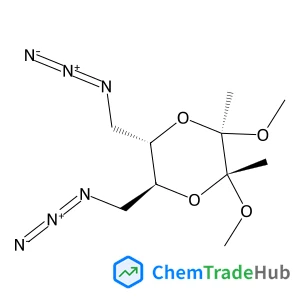 (2R,3R,5S,6S)-5,6-BIS(AZIDOMETHYL)-2,3-DIMETHOXY-2,3-DIMETHYL-1,4-DIOXANE