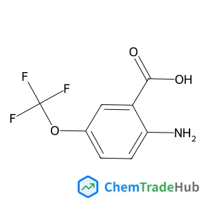 2-Amino-5-(trifluoromethoxy)benzoic acid structure