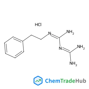 N-(2-Phenylethyl)imidodicarbonimidic diamide hydrochloride (1:1)