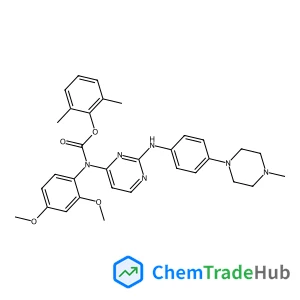 2,6-Dimethylphenyl (2,4-dimethoxyphenyl)(2-{[4-(4-methyl-1-piperazinyl)phenyl]amino}-4-pyrimidinyl)carbamate