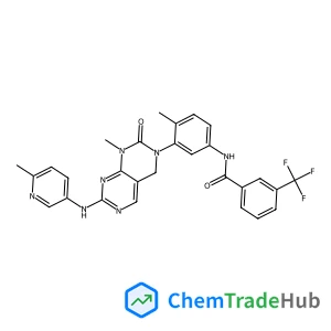 N-(4-Methyl-3-{1-methyl-7-[(6-methyl-3-pyridinyl)amino]-2-oxo-1,4-dihydropyrimido[4,5-d]pyrimidin-3(2H)-yl}phenyl)-3-(trifluoromethyl)benzamide
