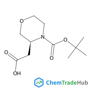 [(3S)-4-{[(2-Methyl-2-propanyl)oxy]carbonyl}-3-morpholinyl]acetic acid