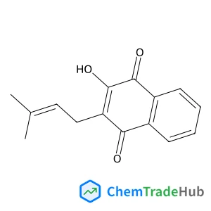 2-Hydroxy-3-(3-methyl-2-buten-1-yl)-1,4-naphthoquinone