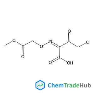 (2Z)-4-Chloro-2-[(2-methoxy-2-oxoethoxy)imino]-3-oxobutanoic acid