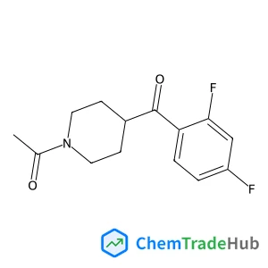 1-[4-(2,4-Difluorobenzoyl)-1-piperidinyl]ethanone