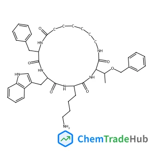 (3S,6S,9R,12S)-6-(4-Aminobutyl)-12-benzyl-3-[(1R)-1-(benzyloxy)ethyl]-9-(1H-indol-3-ylmethyl)-1,4,7,10,13-pentaazacycloicosane-2,5,8,11,14-pentone
