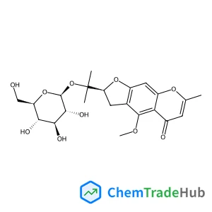 2-[(2S)-4-Methoxy-7-methyl-5-oxo-2,3-dihydro-5H-furo[3,2-g]chromen-2-yl]-2-propanyl beta-D-glucopyranoside