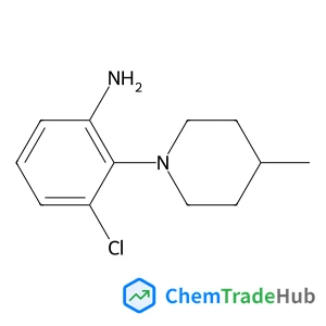 3-Chloro-2-(4-methyl-1-piperidinyl)aniline