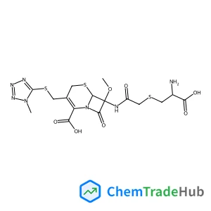 (6R,7S)-7-[({[(2S)-2-Amino-2-carboxyethyl]sulfanyl}acetyl)amino]-7-methoxy-3-{[(1-methyl-1H-tetrazol-5-yl)sulfanyl]methyl}-8-oxo-5-thia-1-azabicyclo[4.2.0]oct-2-ene-2-carboxylic acid
