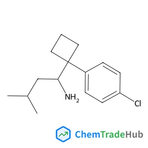 1-[1-(4-Chlorophenyl)cyclobutyl]-3-methyl-1-butanamine