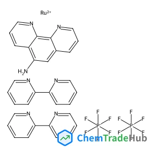 1,10-phenanthrolin-5-amine; 2-(2-pyridyl)pyridine; ruthenium(+2) cation; dihexafluorophosphate