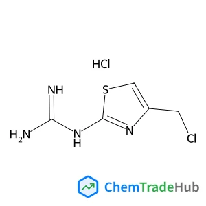 1-(5-(Chloromethyl)-1,3-oxathiol-2-yl)guanidine hydrochloride