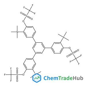 [4-[3,5-bis[4-(trifluoromethylsulfonyloxy)-3-trimethylsilyl-phenyl]phenyl]-2-trimethylsilyl-phenyl] trifluoromethanesulfonate